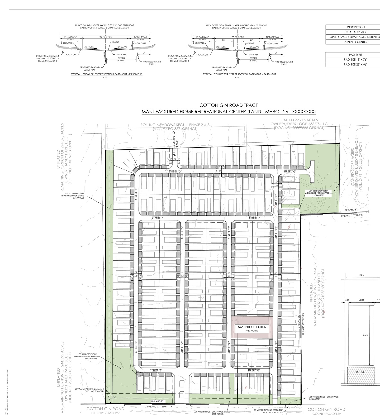 Cotton Gin site plan